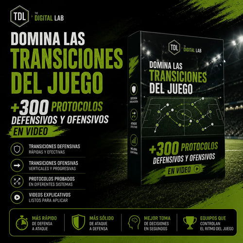 DOMINÁ LAS TRANSICIONES DEL JUEGO: +300 PROTOCOLOS DEFENSIVOS Y OFENSIVOS EN VIDEO